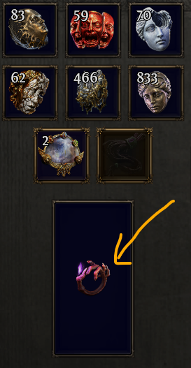 Crafting item hovered in the Path of Exile 2 Currency tab